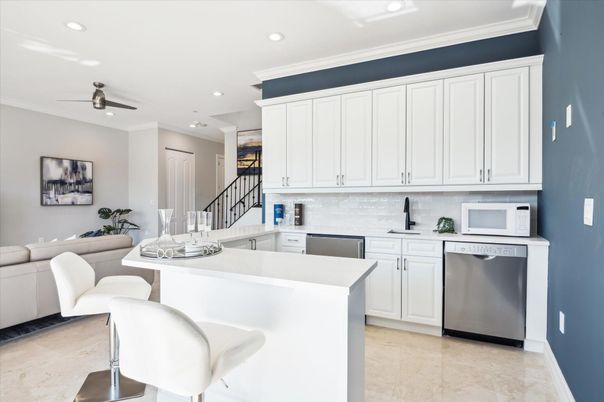 Interior, Kitchen, Living room, Recessed Lighting, Stainless Steel Appliances