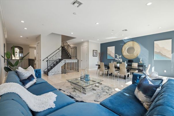 Dining room, Interior, Living room, Recessed Lighting