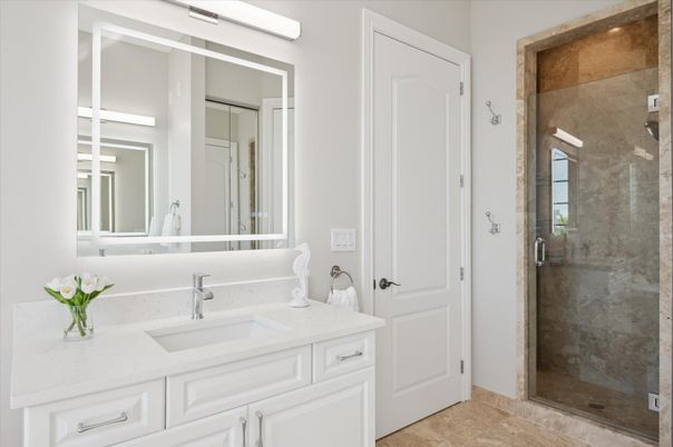 Bathroom, Glass Shower, Interior