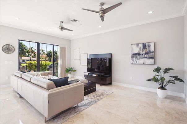 Interior, Living room, Recessed Lighting
