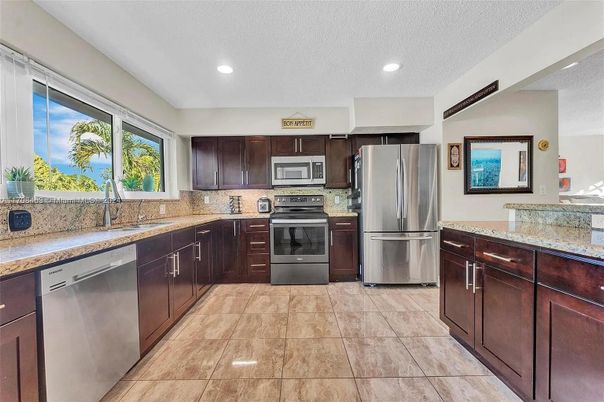 Interior, Kitchen, Recessed Lighting, Stainless Steel Appliances
