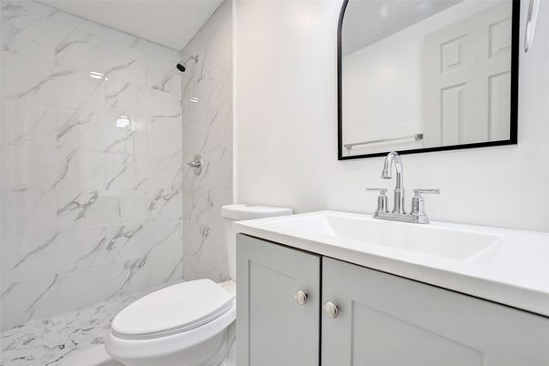 Bathroom, Interior, Marble Walls