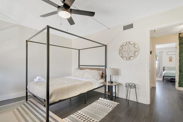 Bedroom, Interior, Wood Texture Flooring