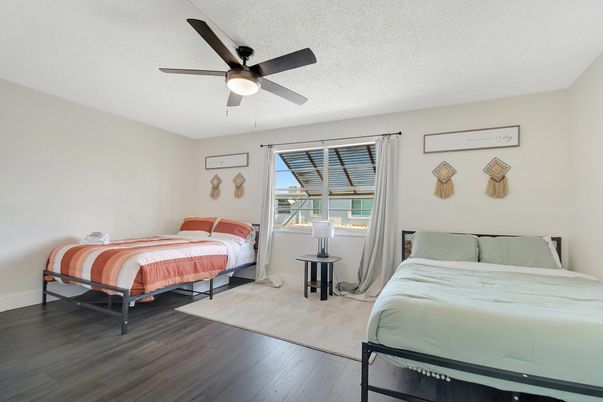 Bedroom, Interior, Wood Texture Flooring