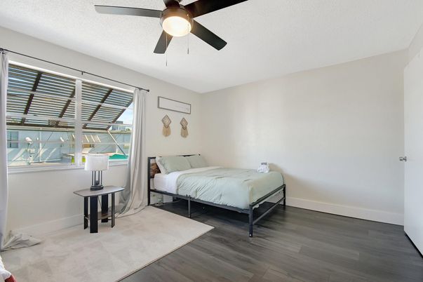 Bedroom, Interior, Wood Texture Flooring