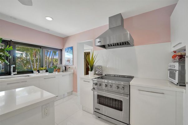 Interior, Kitchen, Recessed Lighting, Stainless Steel Appliances
