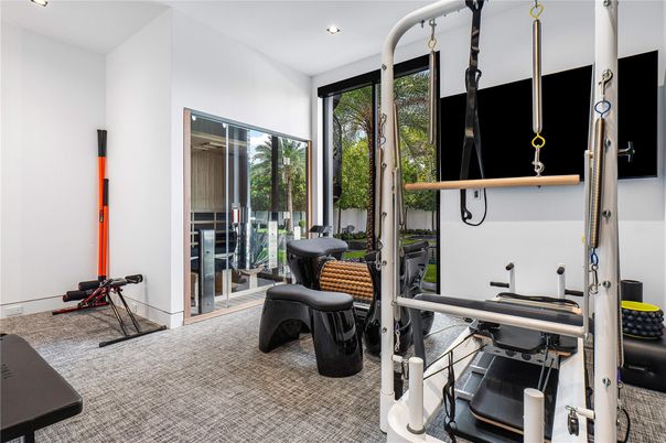 Fitness Equipment, Interior, Recessed Lighting