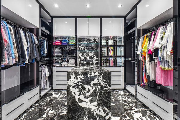 Interior, Marble, Recessed Lighting, Walk-in Closets