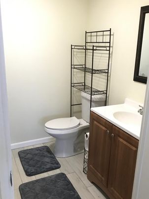 Bathroom, Interior, Wood Texture Flooring