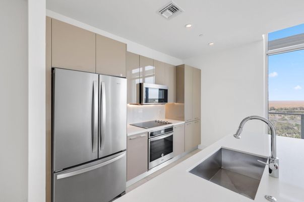 Interior, Kitchen, Recessed Lighting, Stainless Steel Appliances