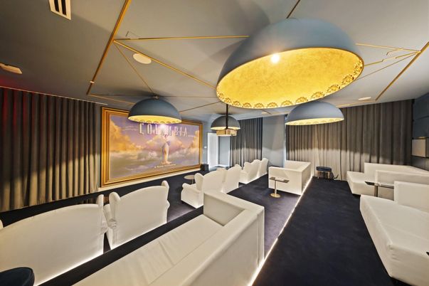 Home Theatre Room, Interior, Projection Screen, Recessed Lighting, Theatre Room