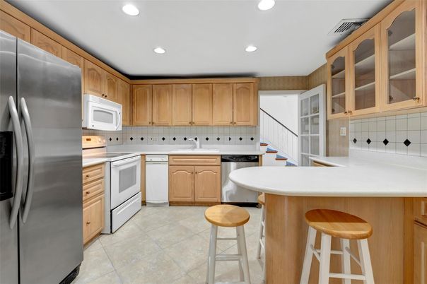 Interior, Kitchen, Recessed Lighting, Stainless Steel Appliances
