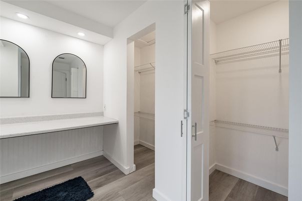Interior, Recessed Lighting, Walk-in Closets, Wood Texture Flooring