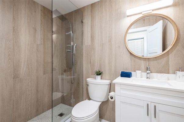 Bathroom, Glass Shower, Interior