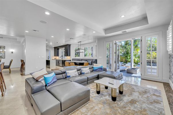 Dining room, Interior, Kitchen, Living room, Pendant Lights, Recessed Lighting