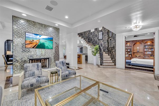 Fireplace, Interior, Recessed Lighting