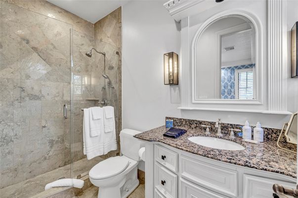 Bathroom, Glass Shower, Interior