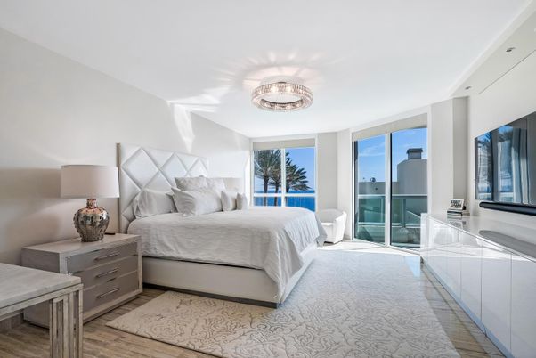 Bedroom, Chandelier, Interior, Wood Texture Flooring