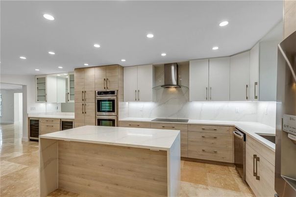 Interior, Kitchen, Recessed Lighting, Stainless Steel Appliances