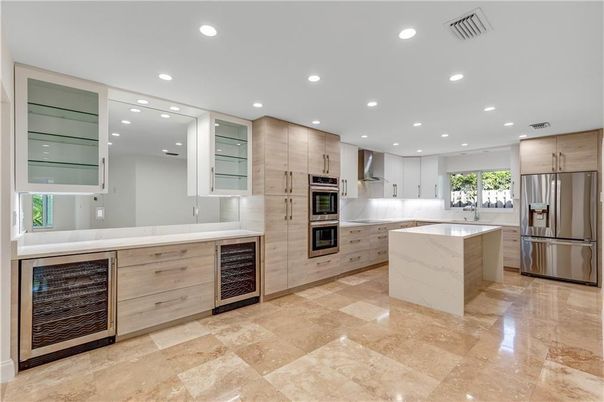 Interior, Kitchen, Recessed Lighting, Stainless Steel Appliances