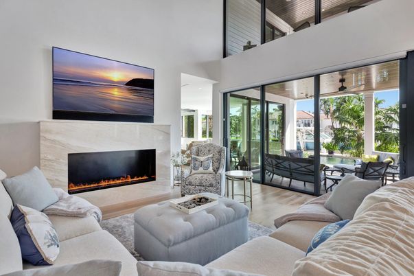 Fireplace, Interior, Living room, Wood Texture Flooring