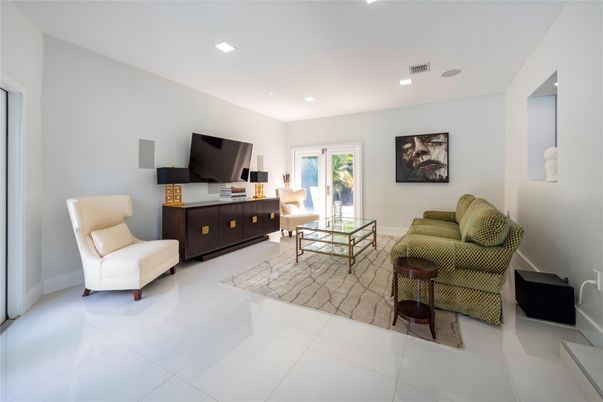 Interior, Living room, Recessed Lighting