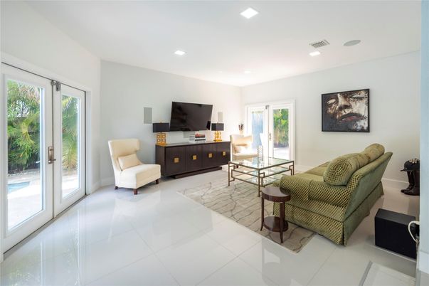 Interior, Living room, Recessed Lighting