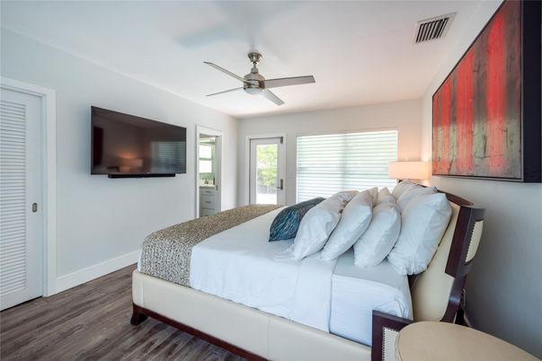 Bedroom, Interior, Wood Texture Flooring