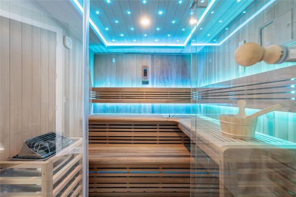 Interior, Recessed Lighting, Sauna Room