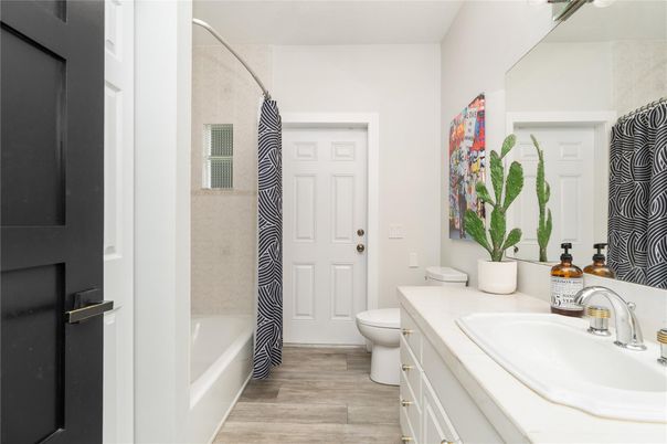 Bathroom, Interior, Wood Texture Flooring