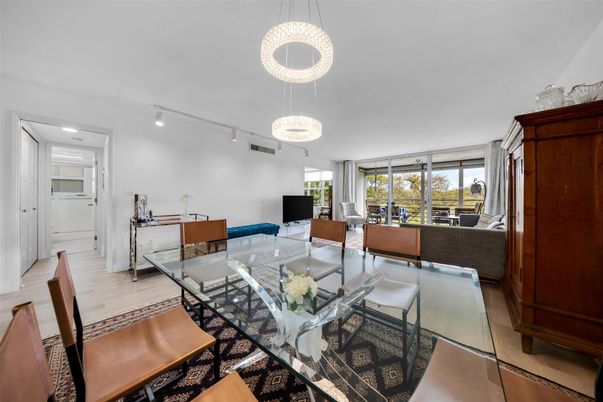 Dining room, Interior, Living room, Pendant Lights, Wood Texture Flooring