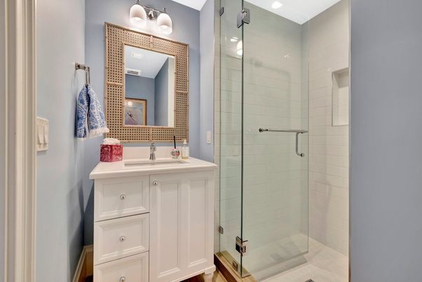 Bathroom, Glass Shower, Interior