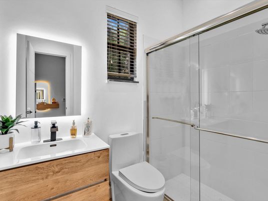 Bathroom, Glass Shower, Interior