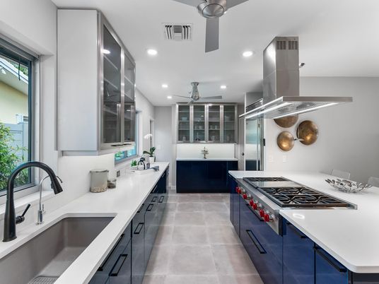 Interior, Kitchen, Recessed Lighting, Stainless Steel Appliances