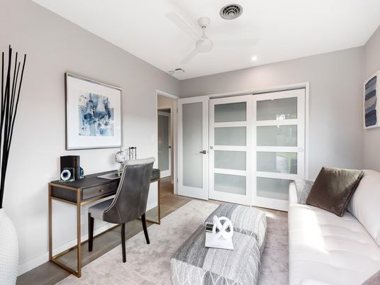 Home Office, Interior, Recessed Lighting