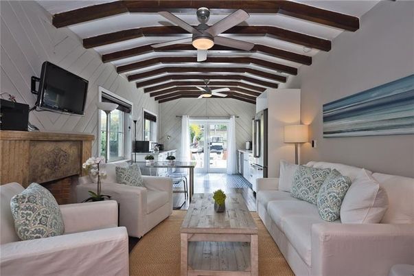Interior, Kitchen, Living room, Wooden Beams, Wood Texture Flooring