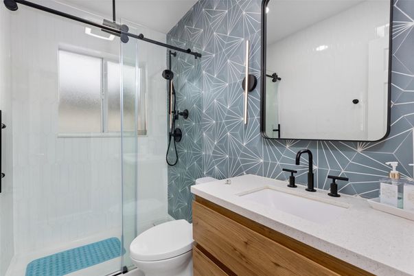 Bathroom, Glass Shower, Interior