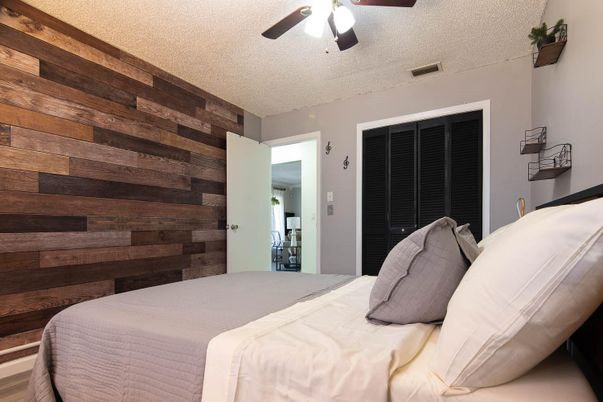 Bedroom, Interior, Wooden Walls