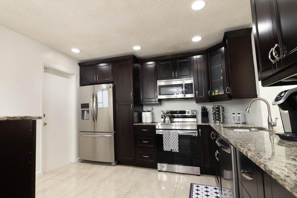 Interior, Kitchen, Recessed Lighting, Stainless Steel Appliances