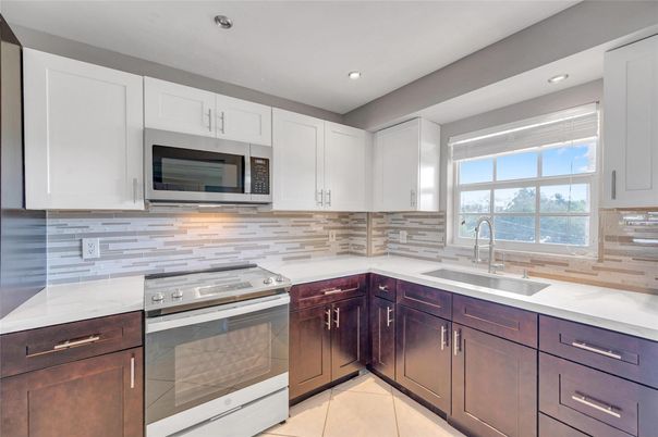 Interior, Kitchen, Recessed Lighting, Stainless Steel Appliances