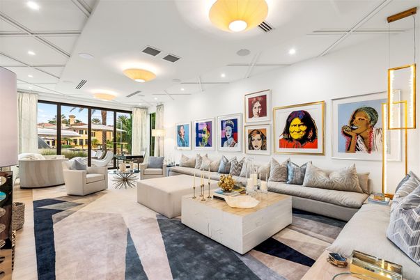 Interior, Living room, Recessed Lighting