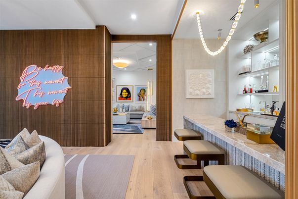 Interior, Recessed Lighting, Wood Texture Flooring