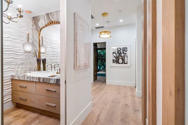 Interior, Pendant Lights, Recessed Lighting, Wood Texture Flooring
