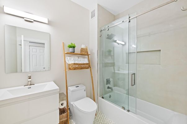 Bathroom, Glass Shower, Interior