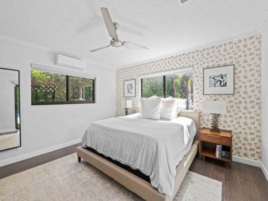 Bedroom, Interior, Wood Texture Flooring