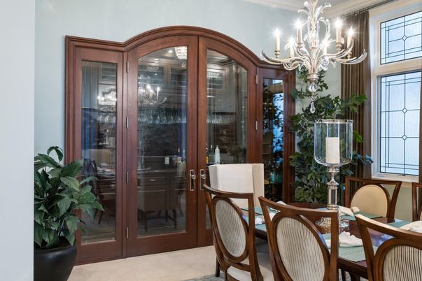 Chandelier, Dining room, Interior
