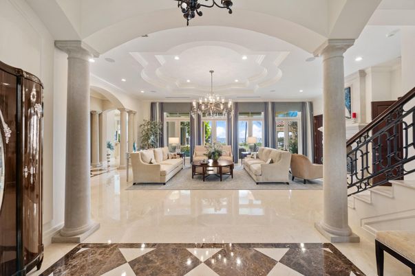 Chandelier, Interior, Living room, Recessed Lighting