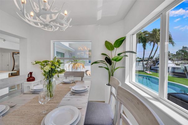 Chandelier, Dining room, Interior, Water