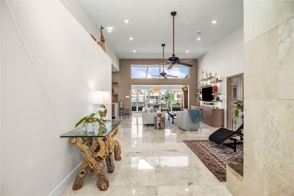 Interior, Living room, Recessed Lighting