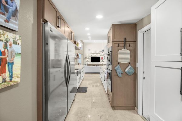 Interior, Kitchen, Recessed Lighting, Stainless Steel Appliances